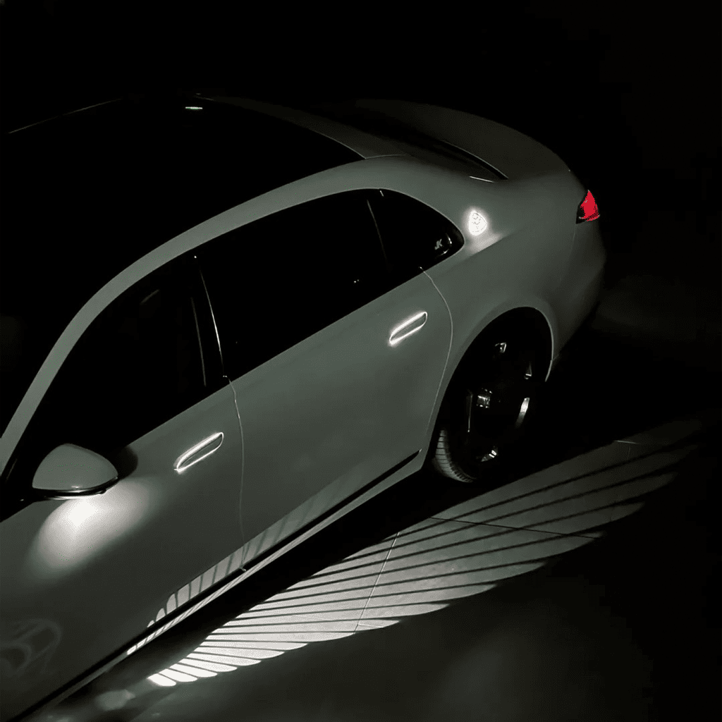 Mercedes car puddle lamp