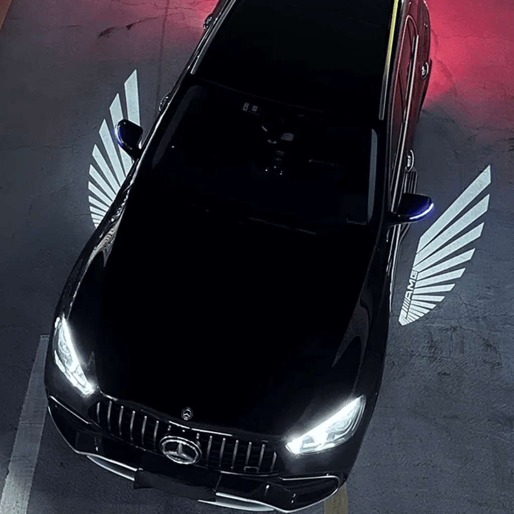 Mercedes lights on side mirrors
