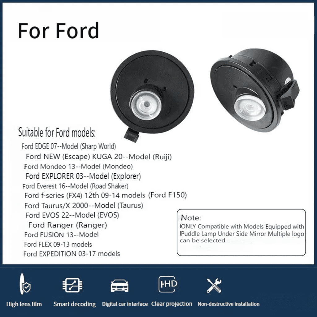 f250 mirror light replacement